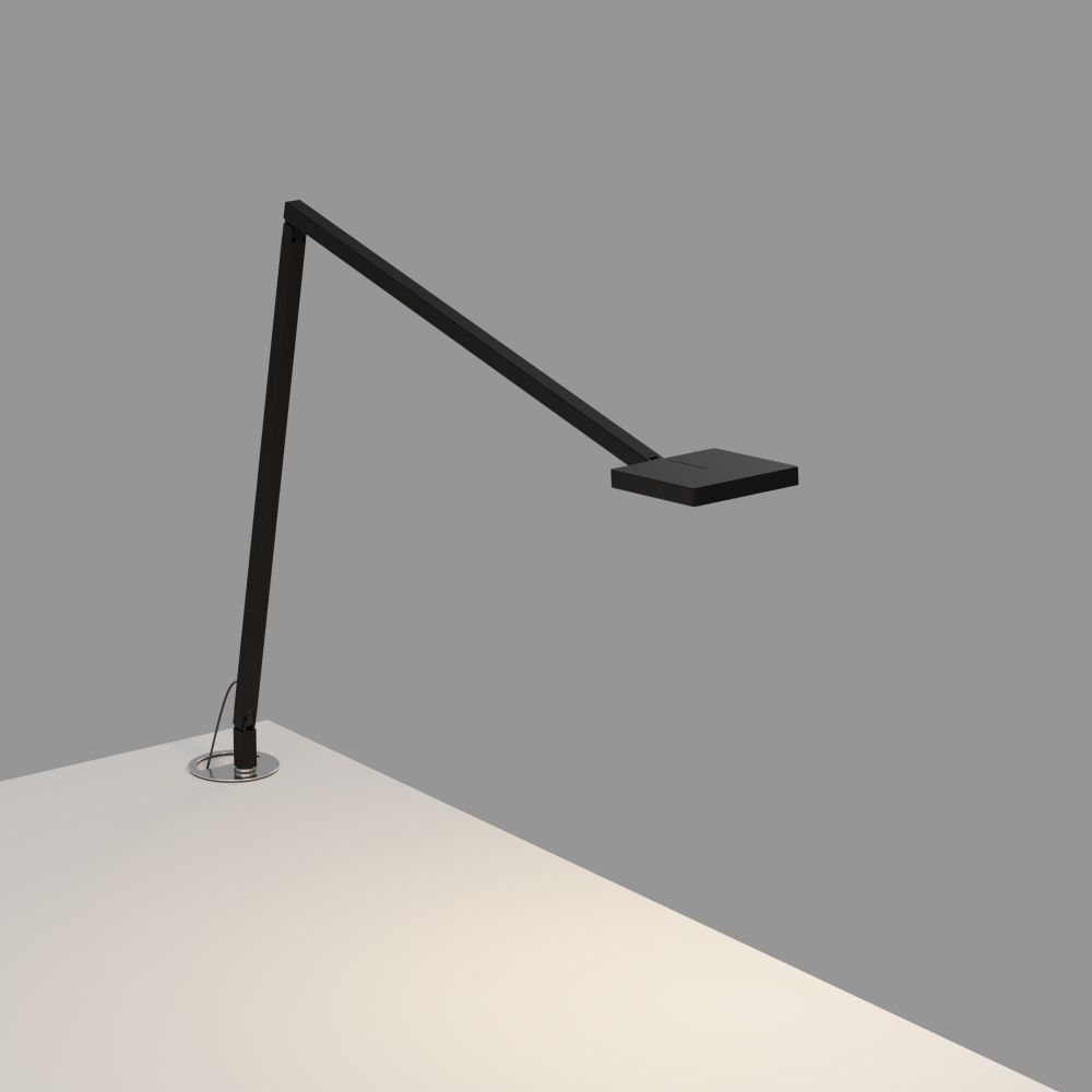 Koncept Lighting FCD-2-MTB-GRM Focaccia Desk Lamp with grommet mount (Matte Black)